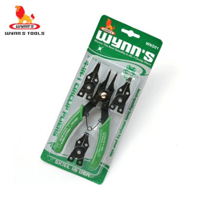 คีมหนีบ-ถ่างแหวน ชุด 4in1 ขนาด 7 นิ้ว / WYNN&#039;S - WNS01