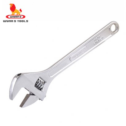 ประแจเลื่อน ชุบโครเมี่ยมขาว มีให้เลือก7ขนาด / WYNN&#039;S