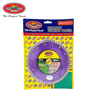 ใบตัดเพชร ขนาด 7นิ้ว 9นิ้ว แบบแห้ง และแบบ เปียก+แห้ง สำหรับตัดปูน ตัดคอนกรีต ตัดได้เร็ว ทนทาน ใช้งานได้ยาวนาน ALLWAYS
