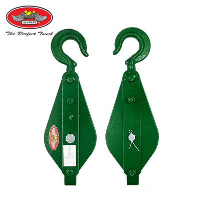 รอกขาเดี่ยว ขนาด 3,4,5,6 นิ้ว ใช้สำหรับชักรอก สำหรับเป็นผ่อนแรงหรือการเคลื่อนย้ายสิ่งของ 0.5-3.2 ตัน ALLWAYS