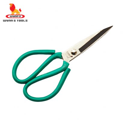 กรรไกรตัดหนัง ใบมีดเหล็กอัลลอย ด้ามหุ้มยาง  / WYNN&#039;S - W2924