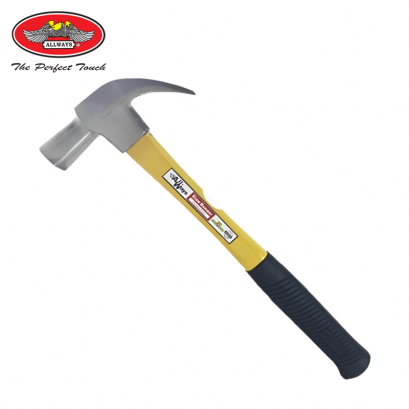 ค้อนหงอนหัวแม่เหล็กขัดเงา ด้ามไฟเบอร์หุ้มยาง ขนาด16 ออนซ์ ใช้งานสะดวก ง่ายต่อการเก็บ จับถนัดมือไม่ลื่นหลุดง่าย CF-1500 ALLWAYS