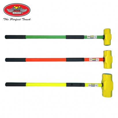 ค้อนทุบหิน ด้ามผ่อนแรง ขนาด 6-20 ปอนด์ เป็นค้อนที่ใช้สำหรับงานหนักทั่วไป ด้ามจับหุ้มยางอย่างดี จับแน่นสบายมือ ไม่ลื่นหลุดขณะทำงาน SF-5100 ALLWAYS