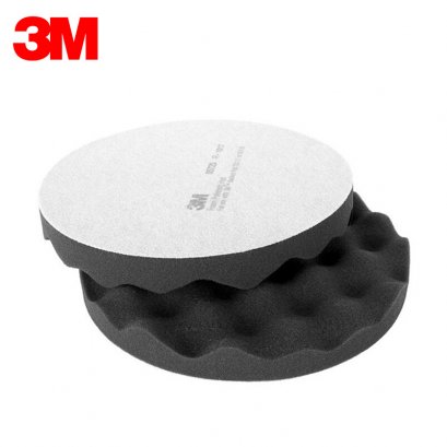 ฟองน้ำขัดสี สีดำ แผ่นขัดฟองน้ำ 3M #2 - (05725) ราคาต่อแผ่น
