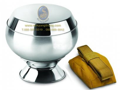 บาตรแสตนเลส (ครบชุด) ขาบาตรแสตนเลส ขนาด 7-9 นิ้ว