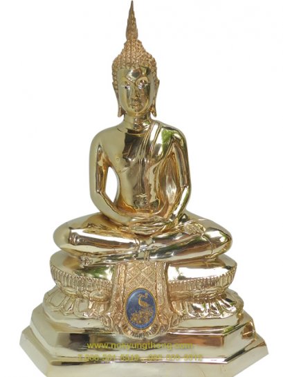 พระพุทธรูป ทองเหลืองขัดเงา 3-9 นิ้ว วันพฤหัส(ปางสมาธิ)