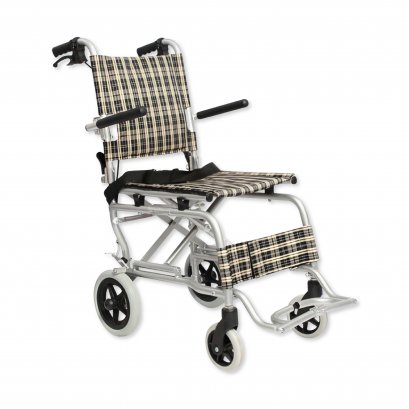 รถเข็นผู้ป่วย รุ่นพกพา อลูมิเนียมอัลลอยด์ พับได้ คันเล็กพกพาสะดวก