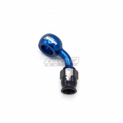 45° Banjo blue/black