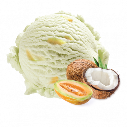 Ice cream Coconut & Ripe Papaya