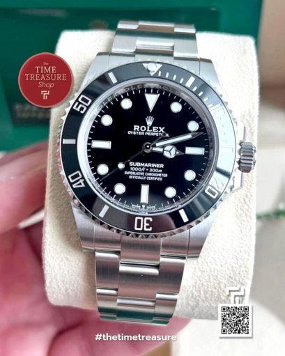  Rolex 124060 Submariner No Date Black Ceramic