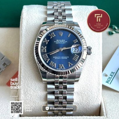 Rolex 178274 Datejust Bule Dial Jubilee 31mm