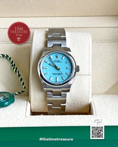 Rolex 126000 Oyster Perpetual 31 Tiffany Blue Dial Oyster