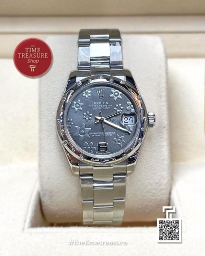 Rolex 178344  Datejust 31 Sakura Dial Oystersteel and Diamonds 