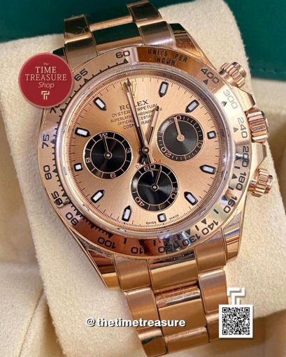 Rolex Daytona 116505 Full Rose Gold  Champagne Dial 
