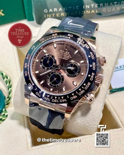 Rolex 116515ln Daytona Everose Gold Chocolate Dial