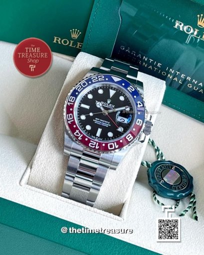 Rolex 126710BLRO GMT-Master II Pepsi Oyster Steel