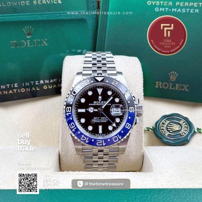 Rolex 126710BLNR GMT Master II Batman Jubilee
