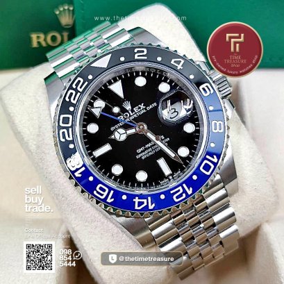 Rolex 126710BLNR GMT Master II Batman Jubilee 40mm