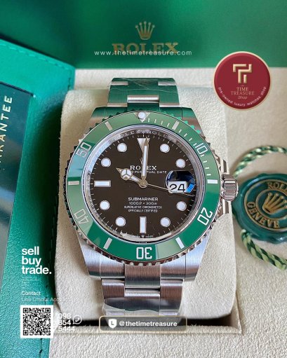 Rolex 126610LV Submariner Date Starbucks 41mm. Y2023 Full Set