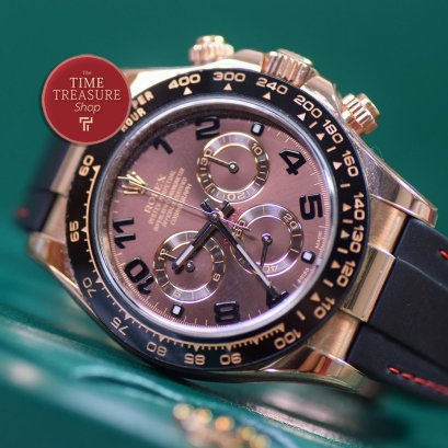Rolex Daytona 116515LN Rose Gold , Choc. Dial