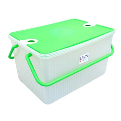 带锁收纳箱/扣盖收纳箱 型号：110A  LWNLife 22升 30x42.5x24 厘米