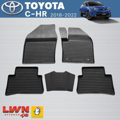 TOYOTA CH-R (丰田 奕泽) 橡胶汽车脚垫 全套 5 件