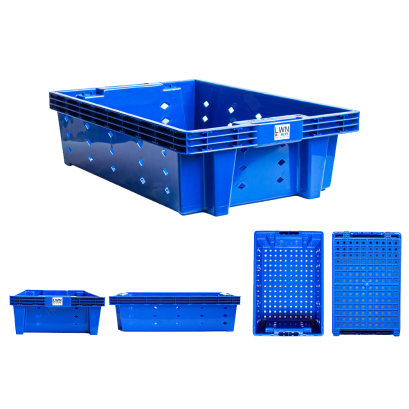 No.137 Stackable Perforated Rectangular Plastic Tray