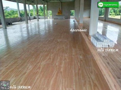 15x80cm. KPW1580-12 ลายไม้เหลืองทอง