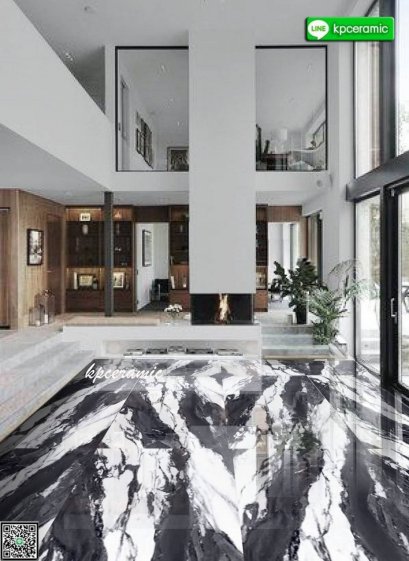 60×120cm. black white stone