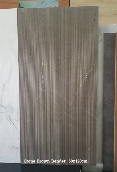 60x120cm. Stone Brown Render