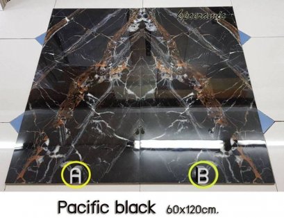 60x120cm.  Pacific Black