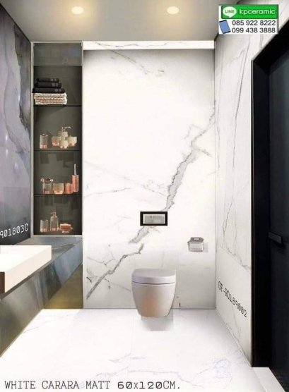 90x180cm.#GF-RQ189002 สีขาวลายหินอ่อน เนื้อหินอ่อน