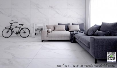 กระเบื้อง GP 24X48 คาลาคัตตา คลาสสิคโก้ ขาว R/T PM