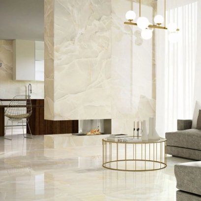 120x240x1.5cm. Pearl Crema Onyx