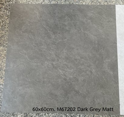 60x60cm. M67202 Dark Grey Matt
