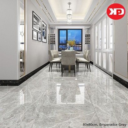 80x80x1.1cm. Emperador grey พอล์ชเลน ไทล์