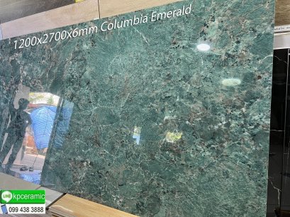 1200x2700x6mm Columbia Emerald Sintered Stone Tiles