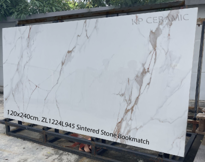 120x240cm. ZL1224L945 Sintered Stone Bookmatch