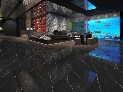 120x240cm. Marquina Black