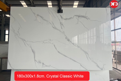 180x300x1.8cm. Crystal Classic White