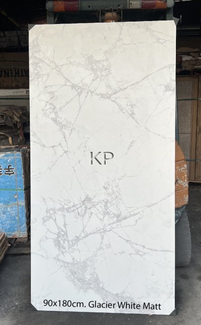 90x180cm. Glacier White Matt