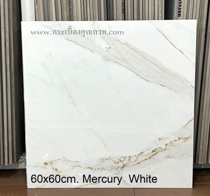 60x60cm. Mercury white 6060