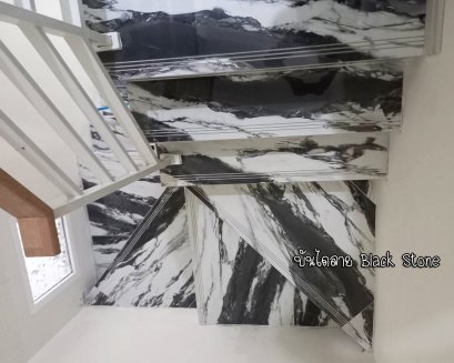 บันได120cm. Black &amp; White บันไดโมเดิร์น