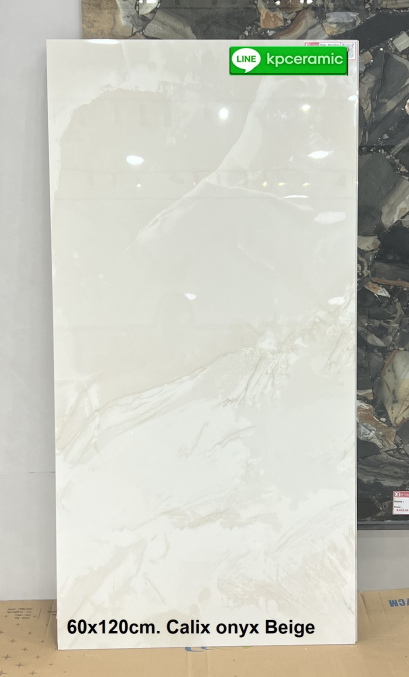 60x120cm. Calix onyx Beige  (India)