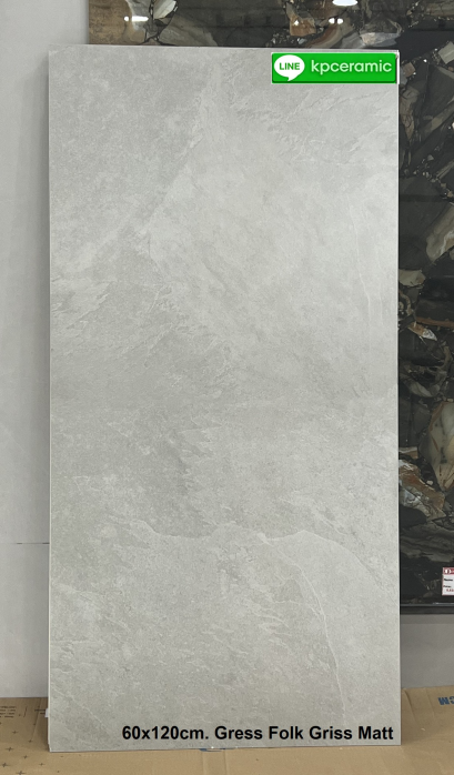 60x120cm. Gress Folk Griss Matt  (India)