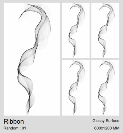 60x120cm. Ribbon