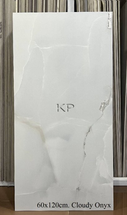 60x120cm. Cloudy Onyx