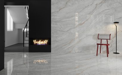 120x240cm. Tammy Grey Sinterred Stone Bookmatch