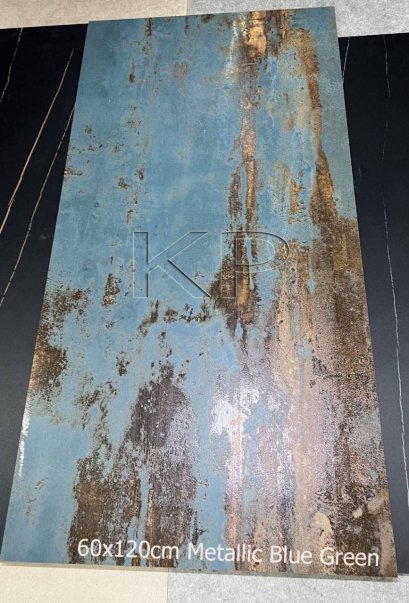 60x120cm. Metallic Bule Green