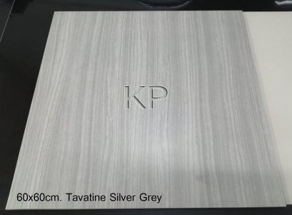 60x60m. Travertine Silver Grey
